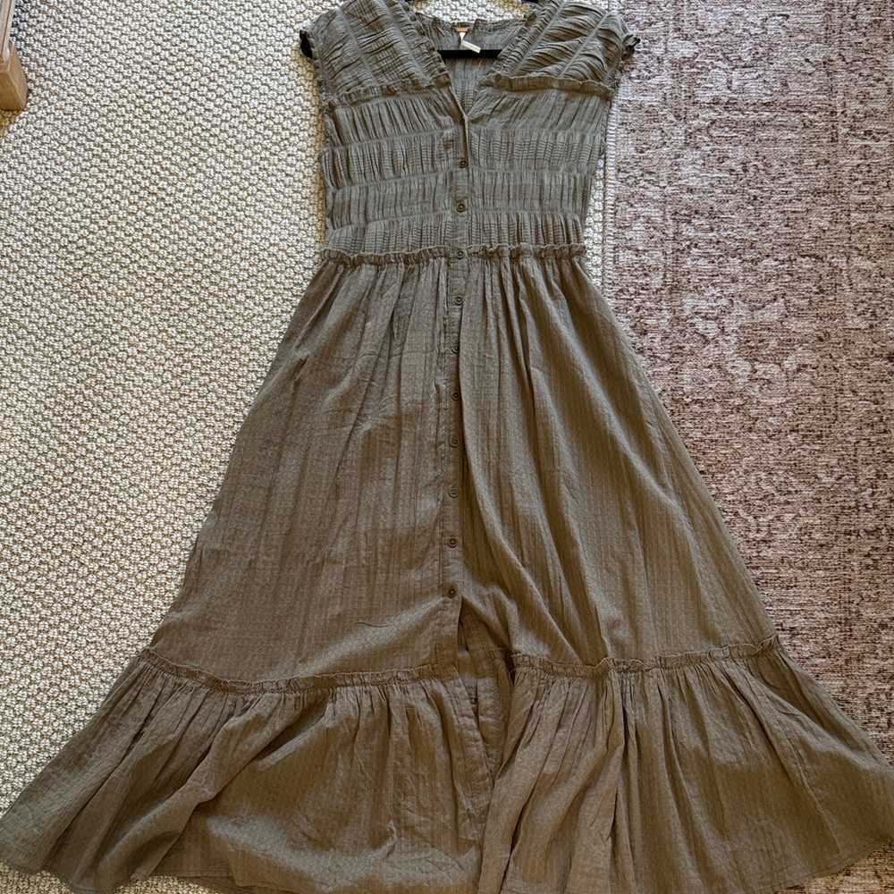 Free People Desert Dazed Midi Dress